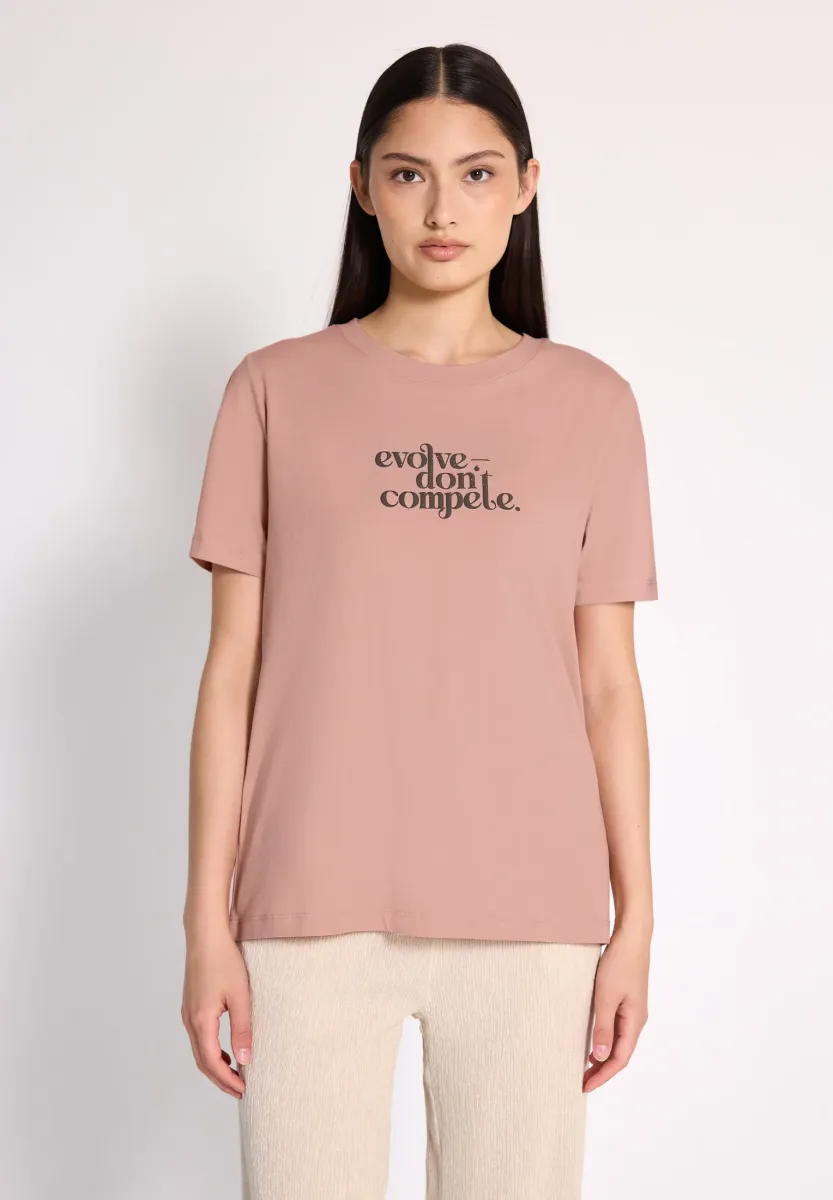 T-Shirt print - rosa