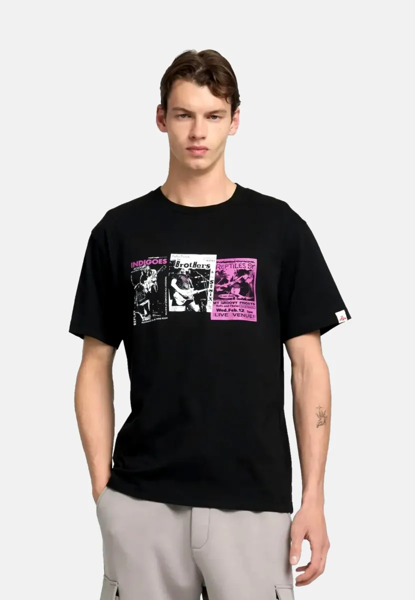 T-Shirt print - schwarz