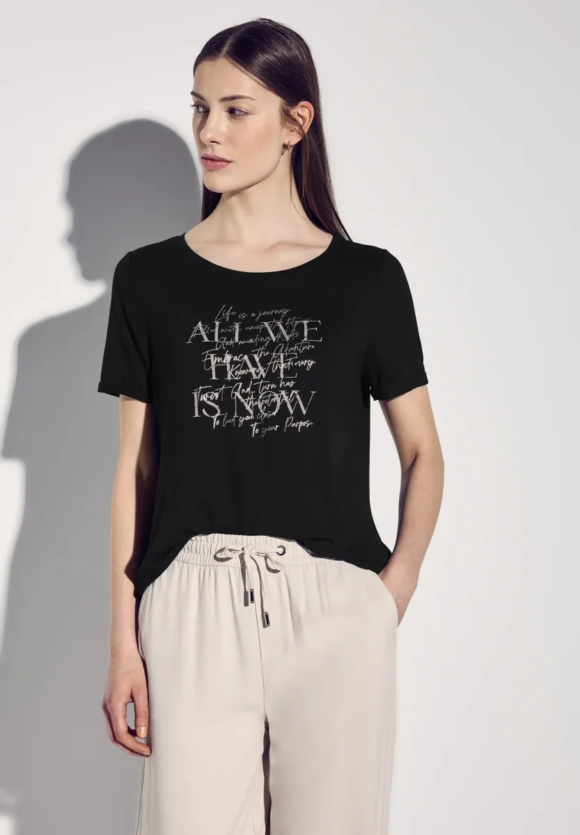 T-Shirt print - schwarz