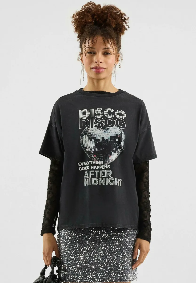 T-Shirt print - schwarz