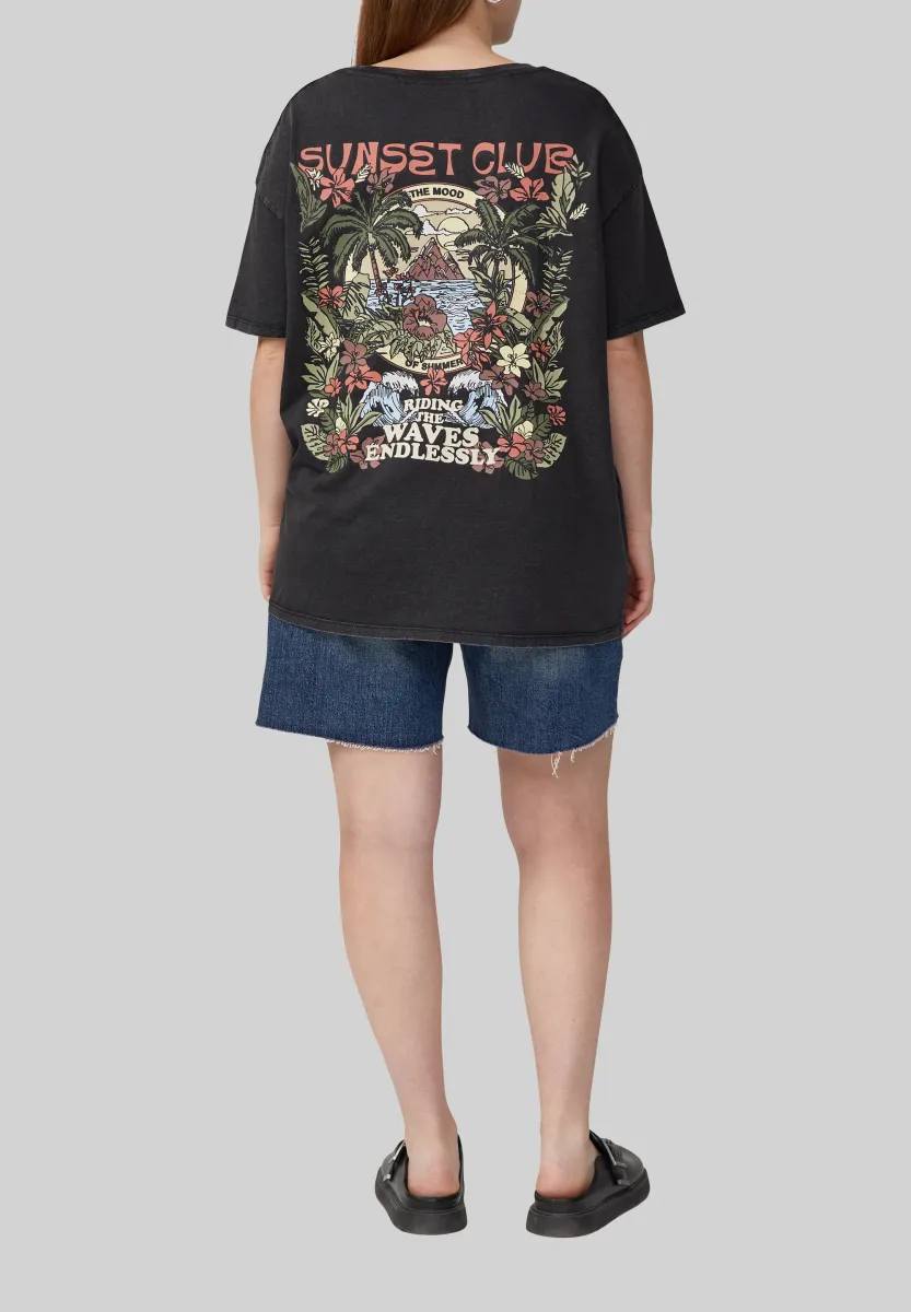 T-Shirt print - schwarz