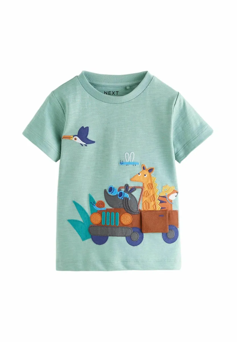 T-Shirt print - teal blue