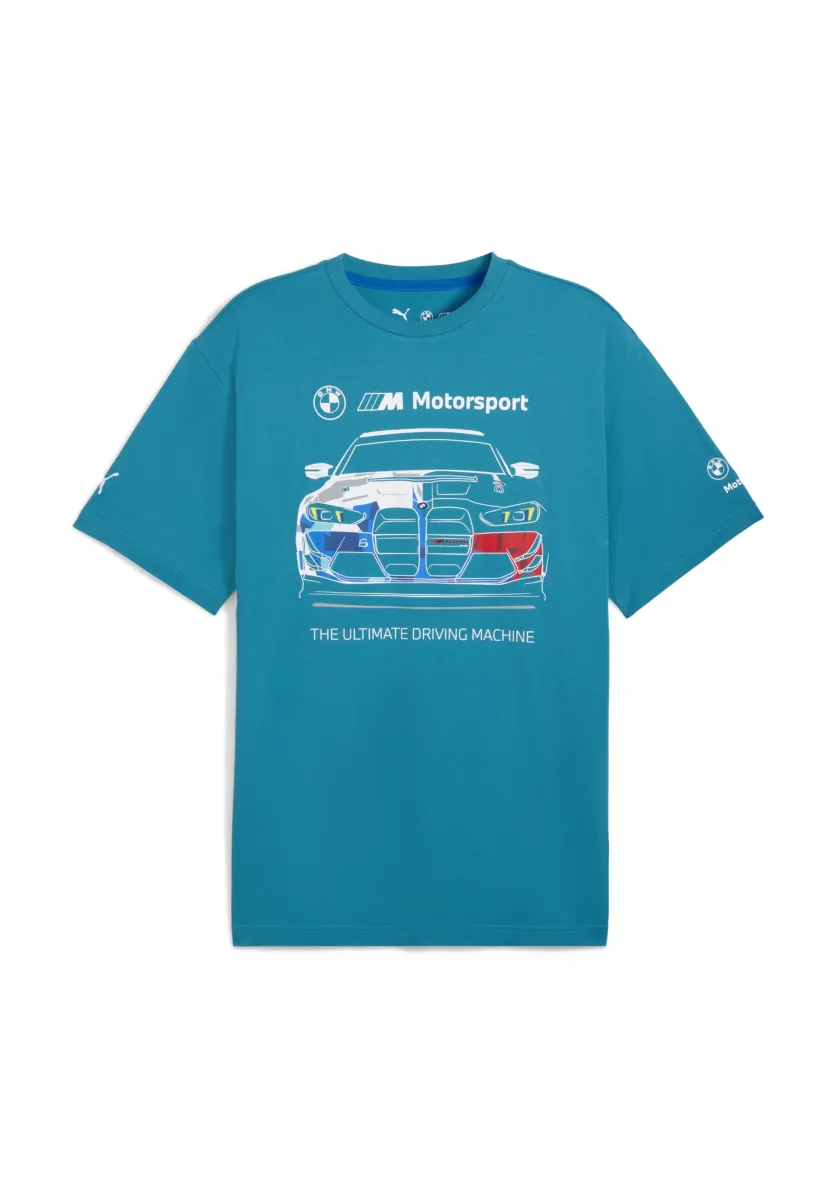 T-Shirt print - tropical blue