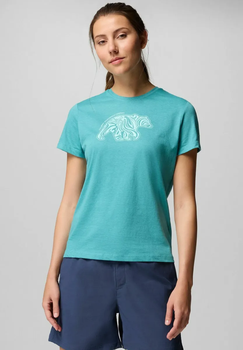 T-Shirt print - turquoise