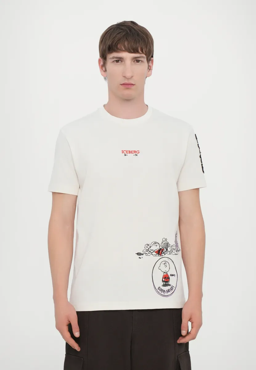 T-Shirt print - vaniglia