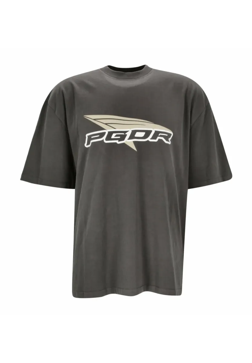 T-Shirt print - wasched antracite