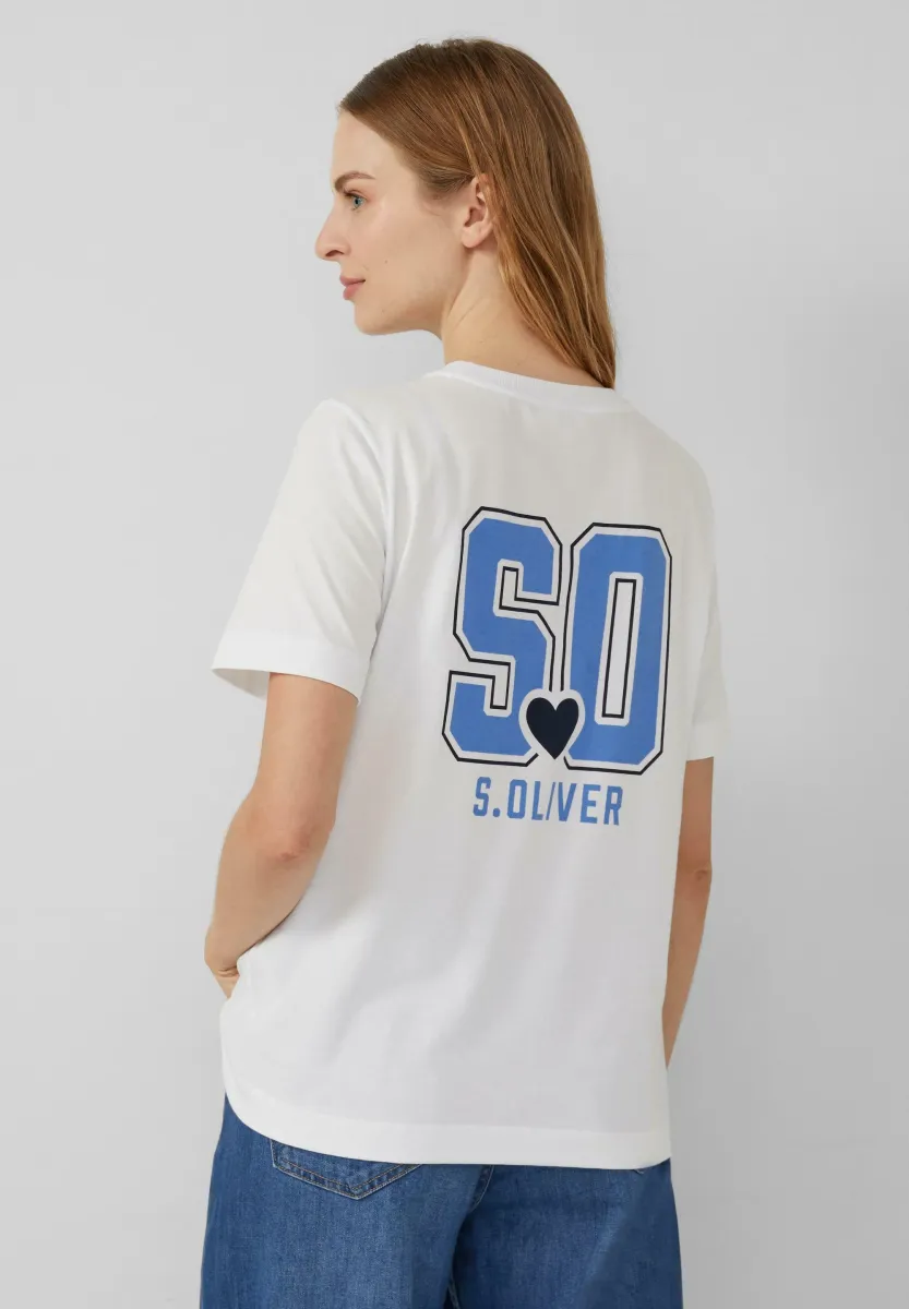 T-Shirt print - weiß