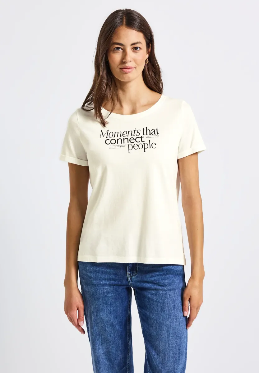 T-Shirt print - weiß