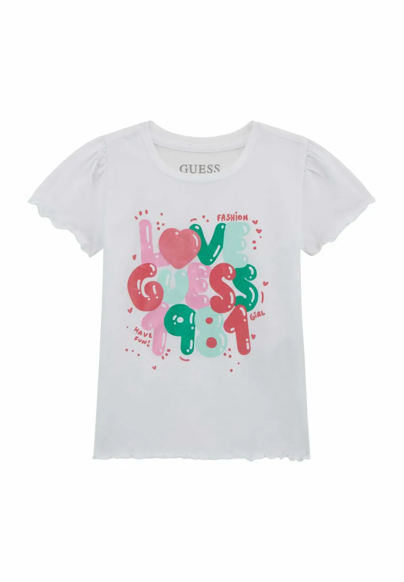 T-Shirt print - weiß