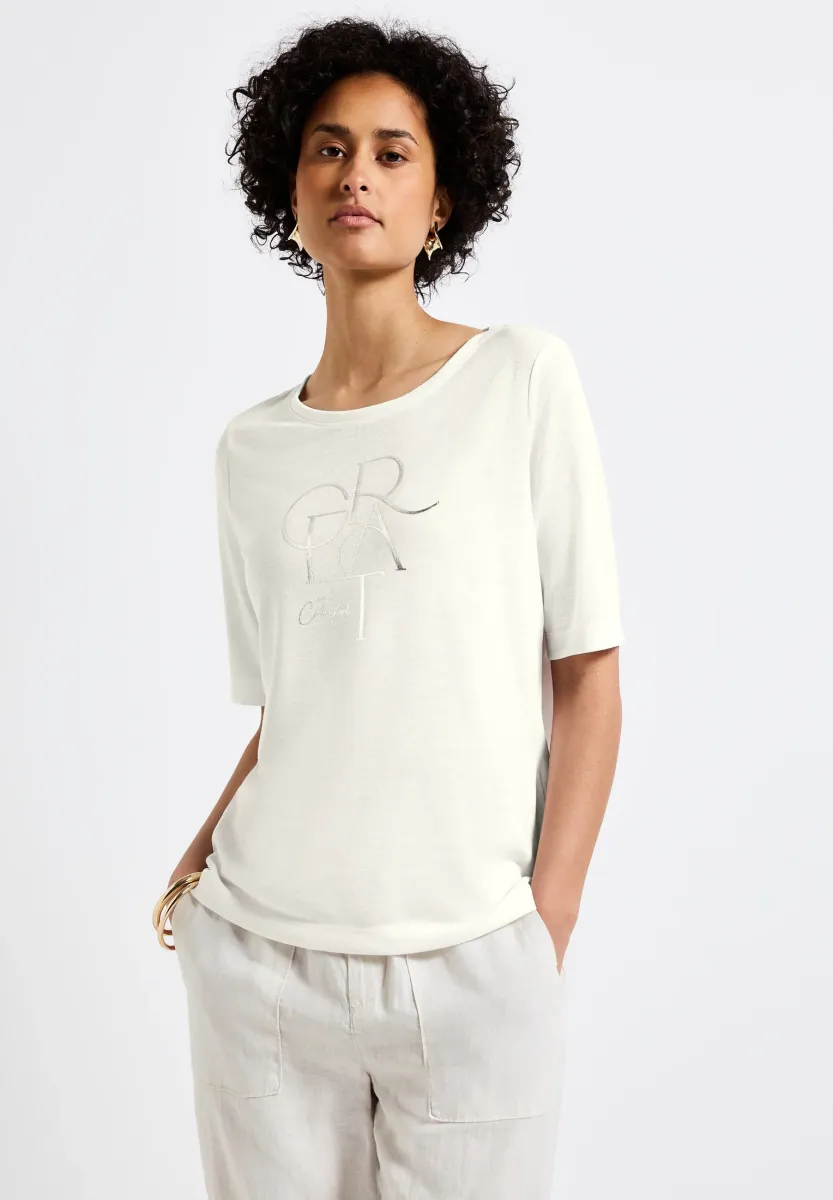 T-Shirt print - weiß