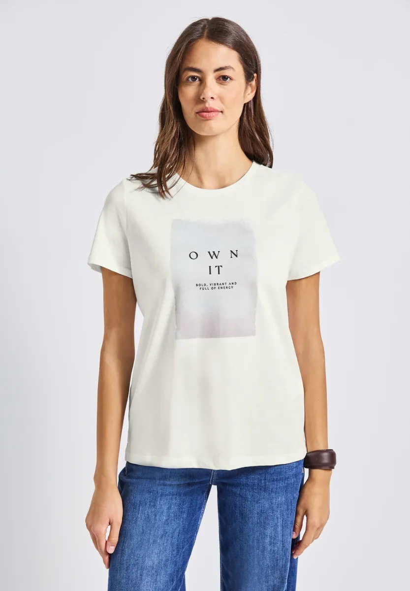 T-Shirt print - weiß