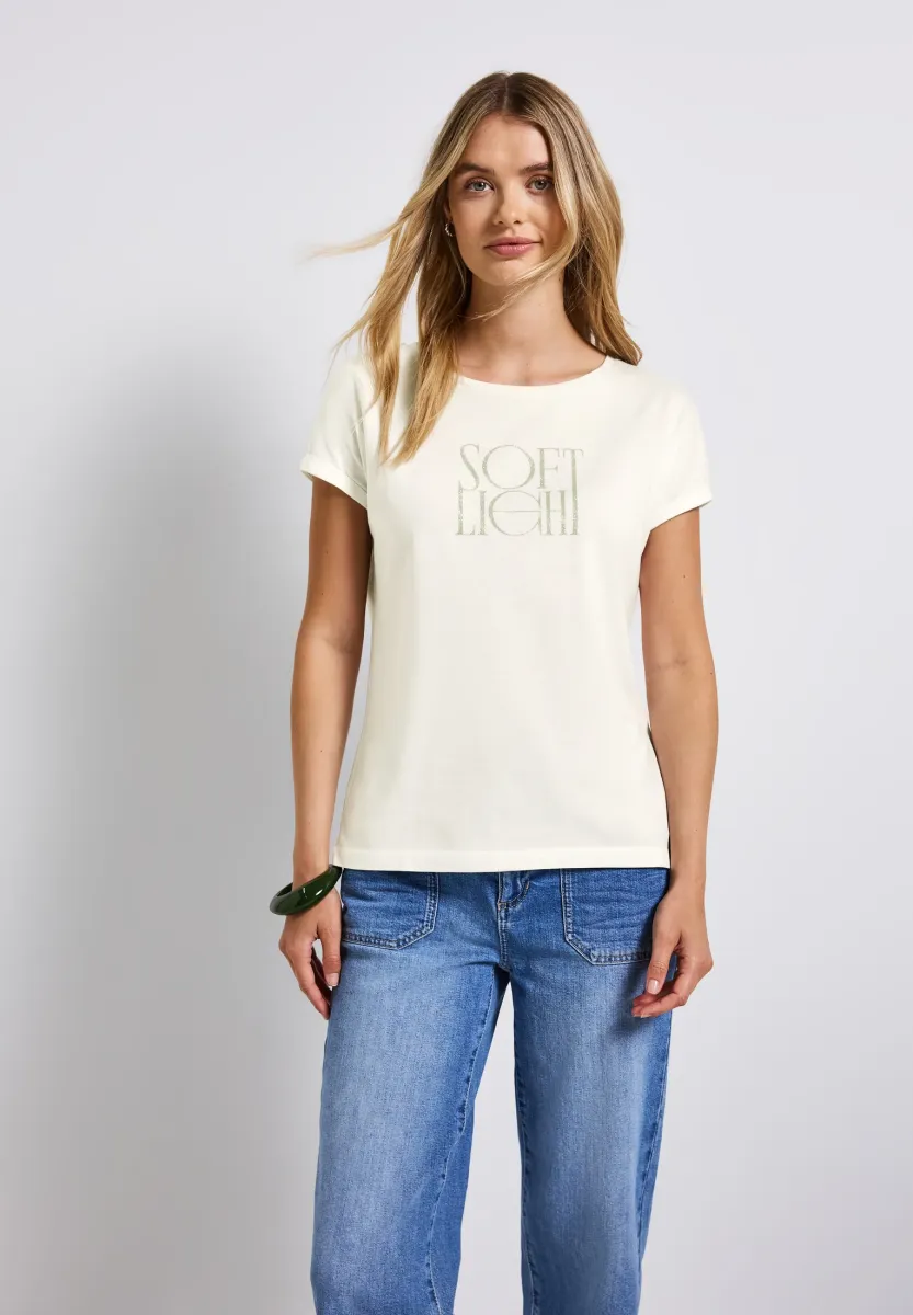 T-Shirt print - weiß