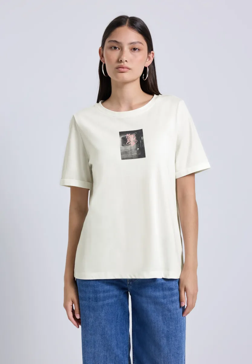 T-Shirt print - weiß