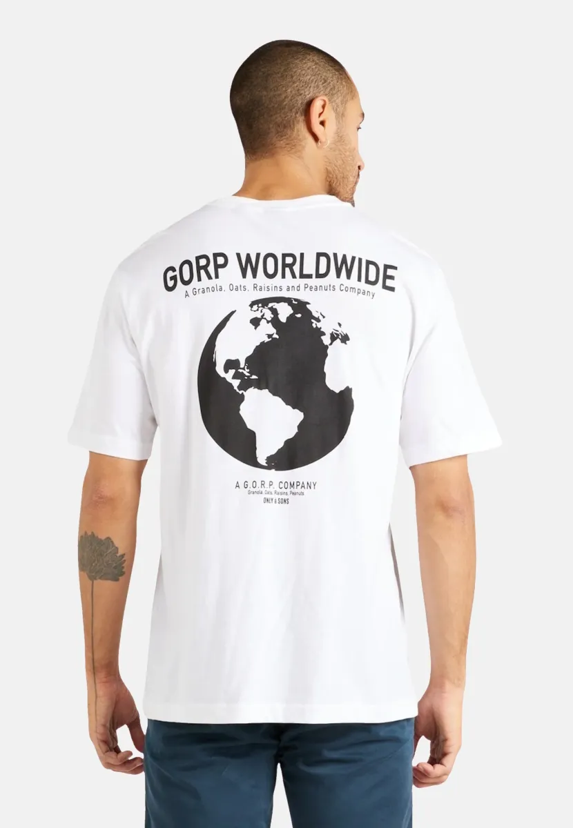 T-Shirt print - weiß