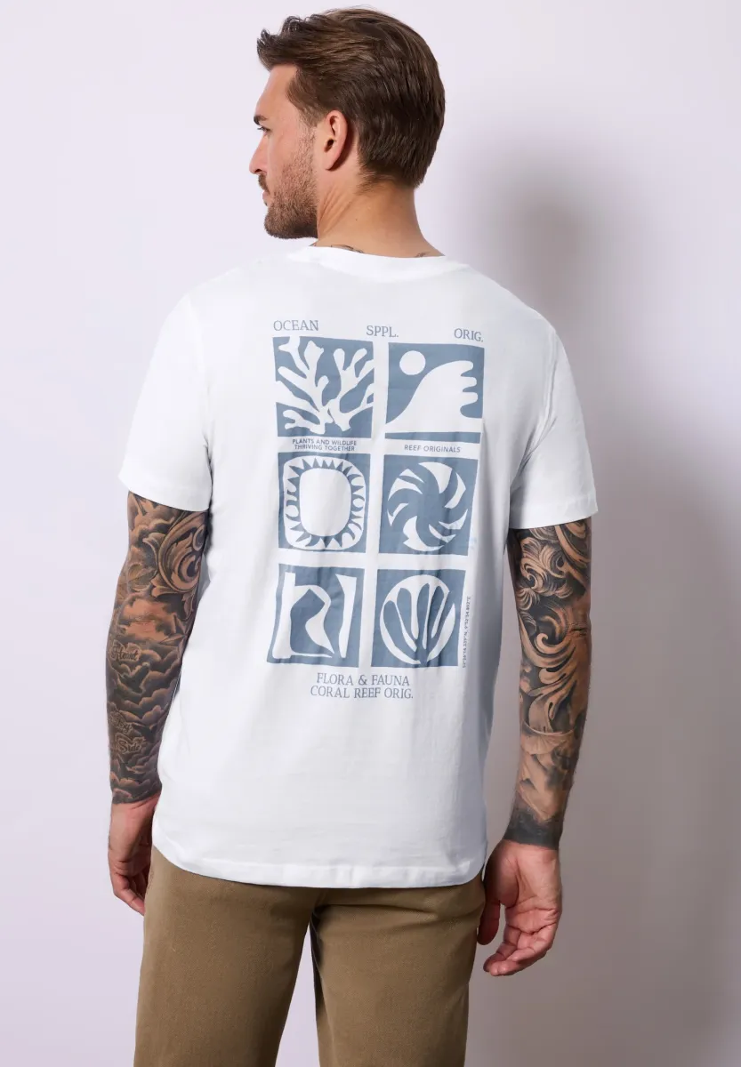 T-Shirt print - weiß