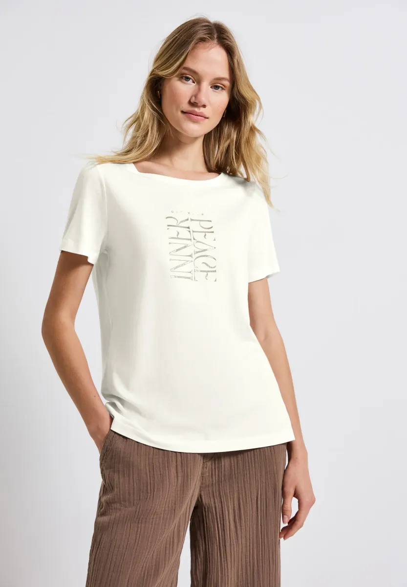 T-Shirt print - weiß