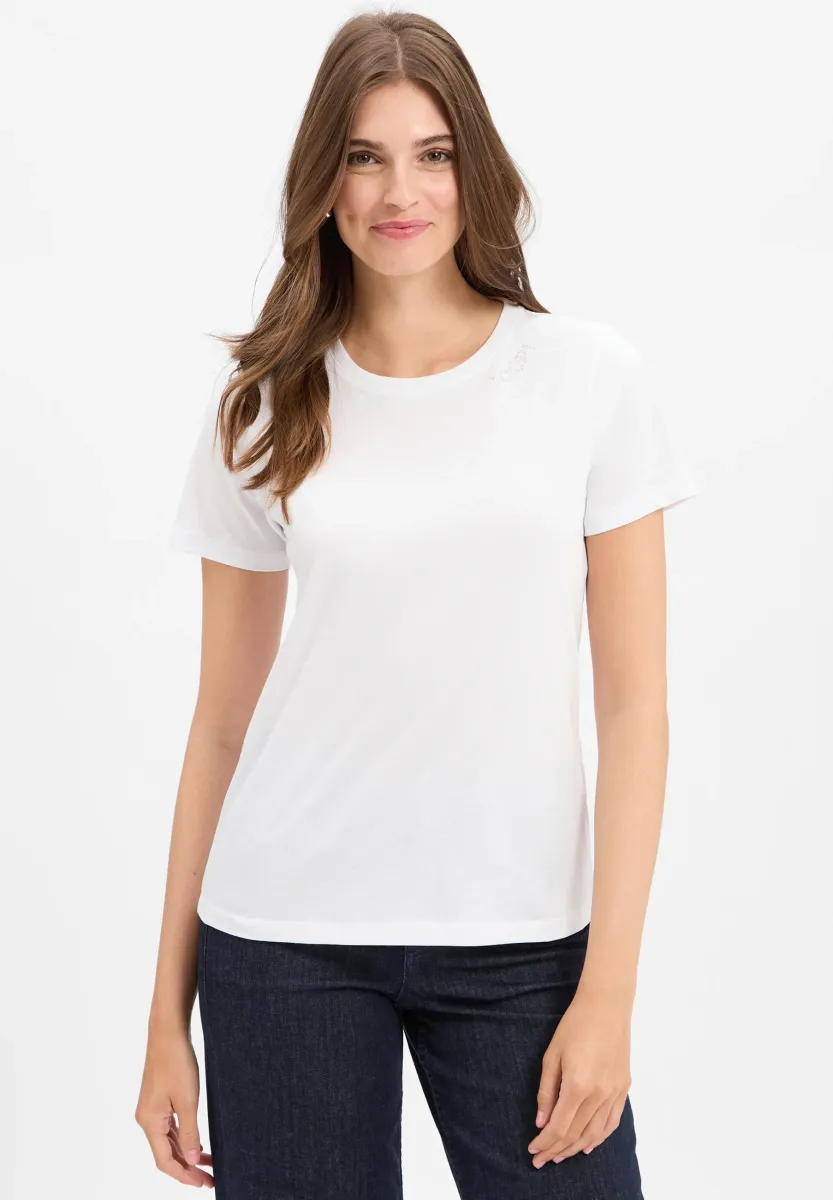 T-Shirt print - weiß