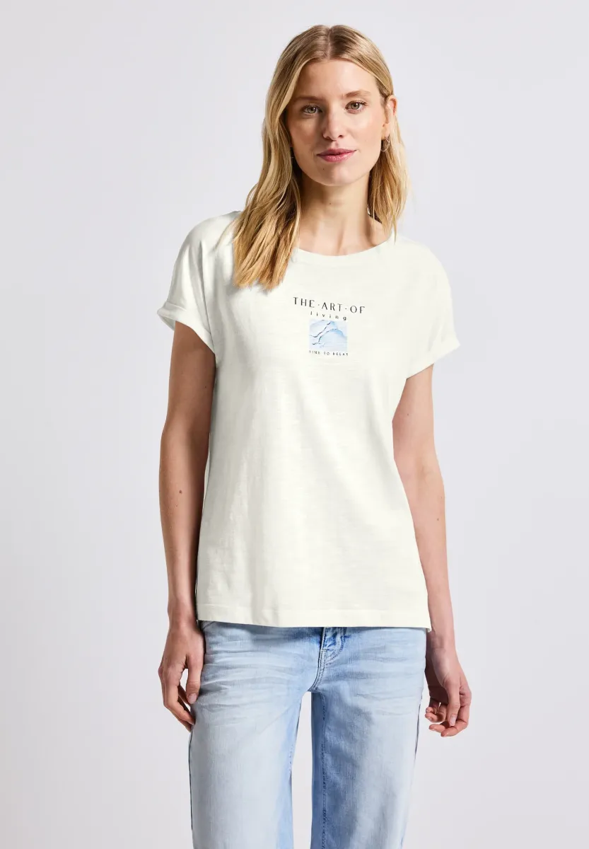 T-Shirt print - weiß