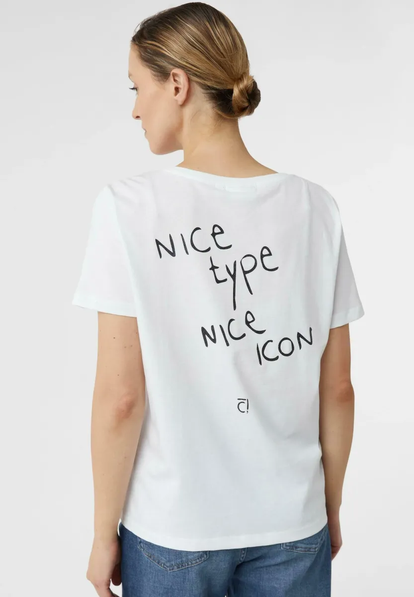 T-Shirt print - weiß