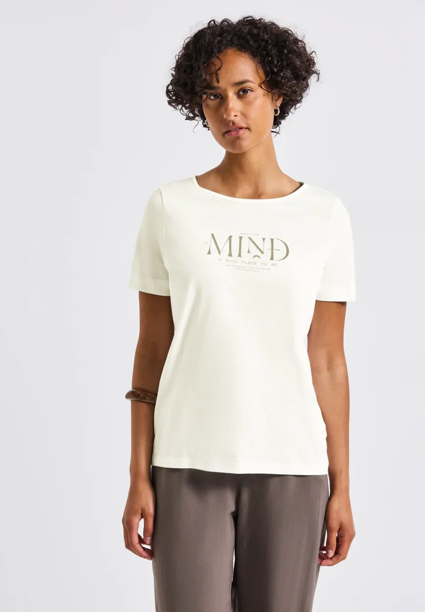 T-Shirt print - weiß