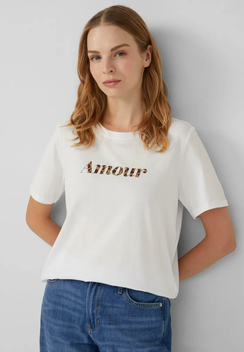 T-Shirt print - weiß