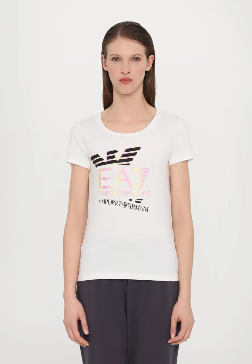 T-Shirt print - white