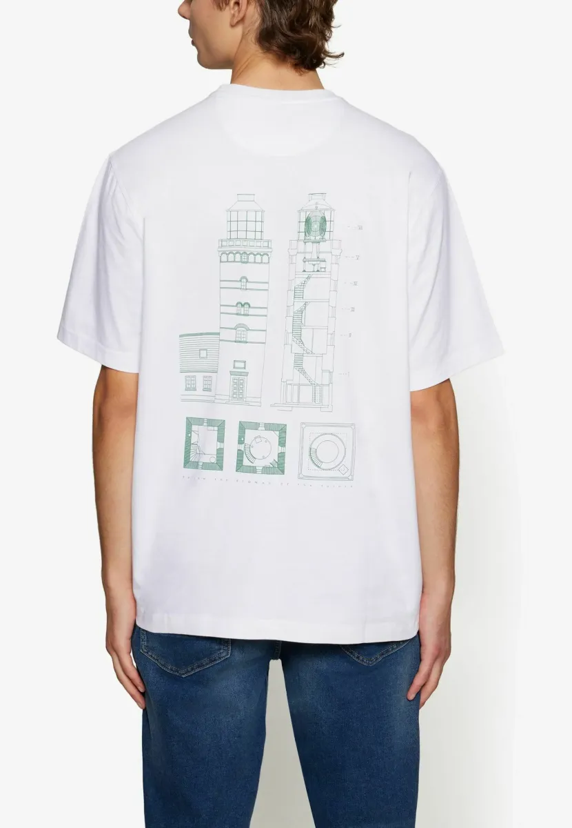 T-Shirt print - white