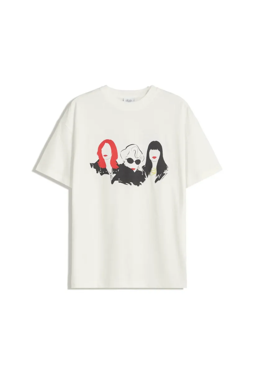 T-Shirt print - white