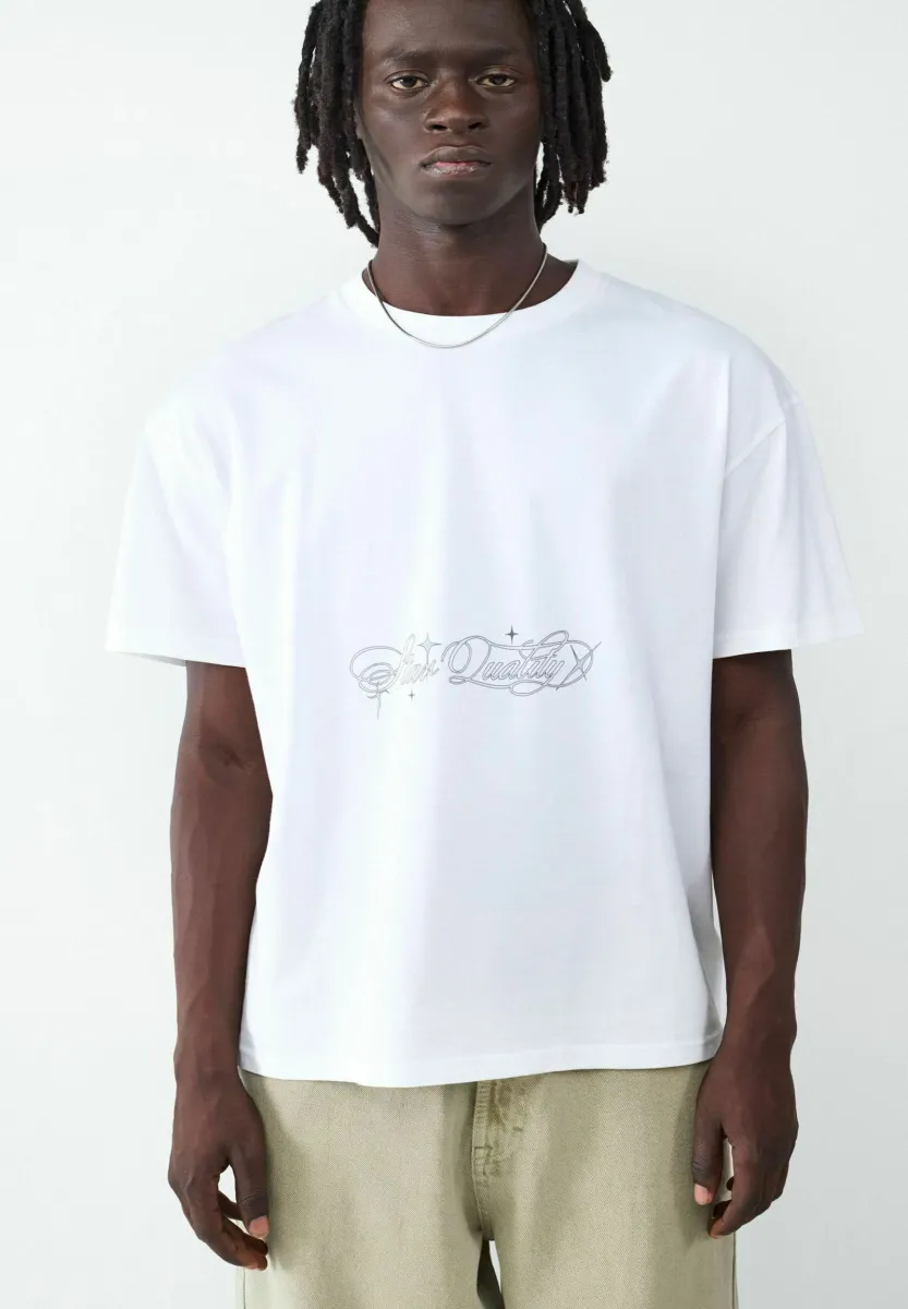 T-Shirt print - white