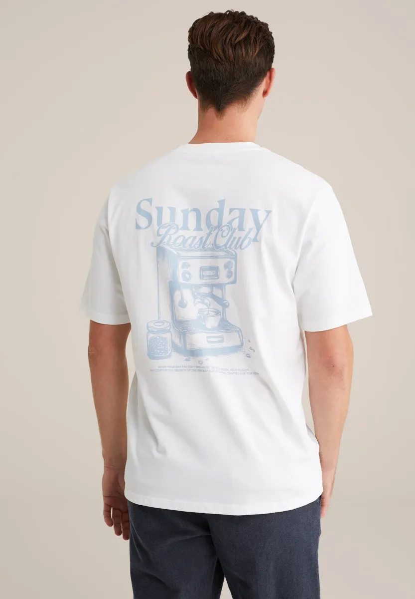 T-Shirt print - white