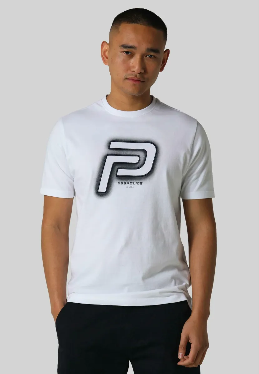 T-Shirt print - white