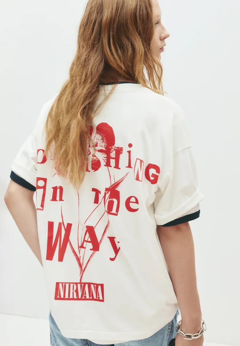 T-Shirt print - white