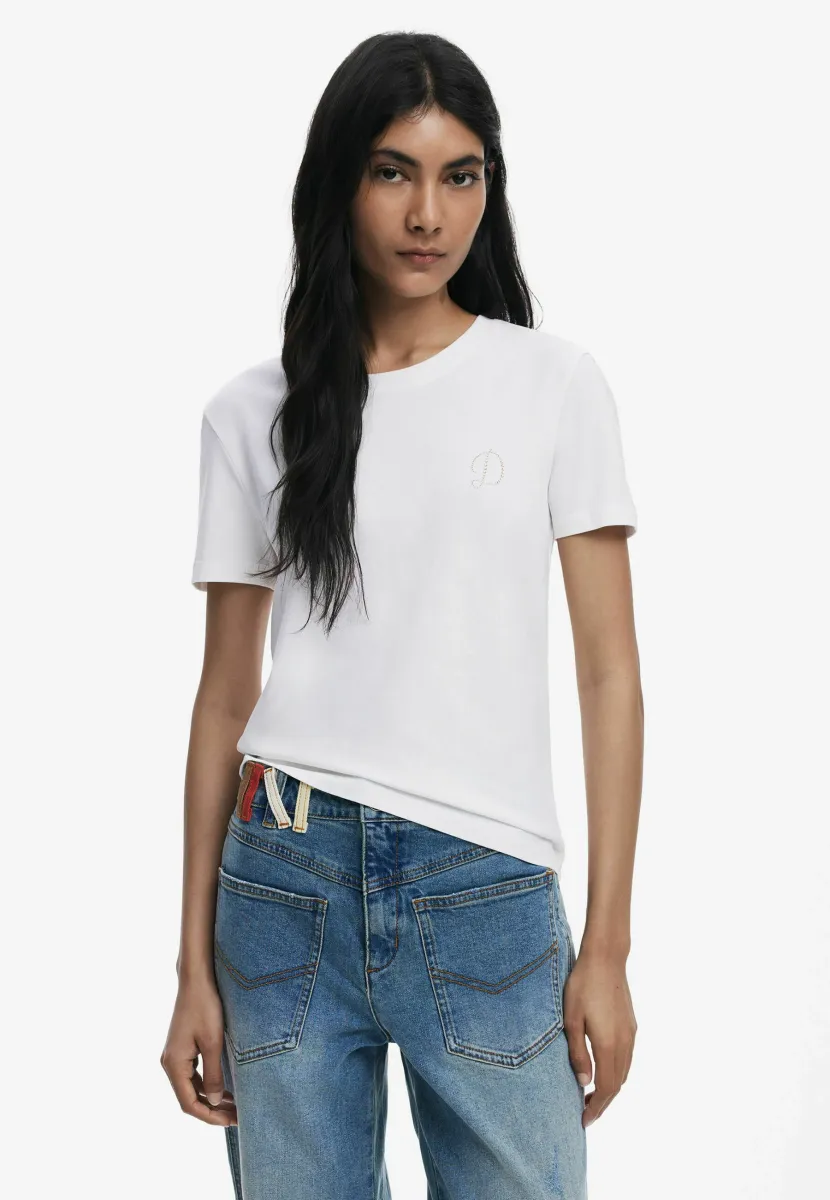 T-Shirt print - white