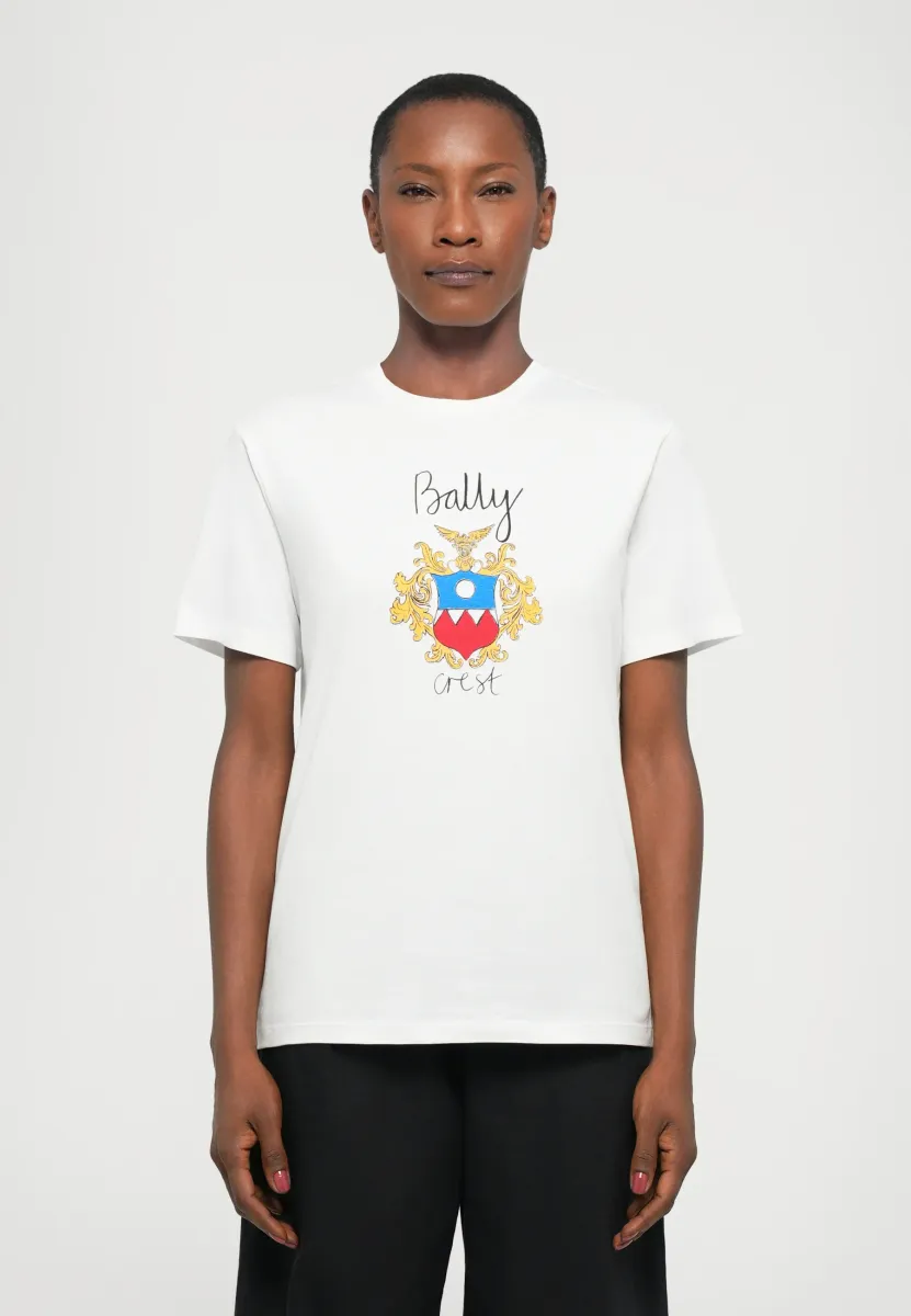 T-Shirt print - white