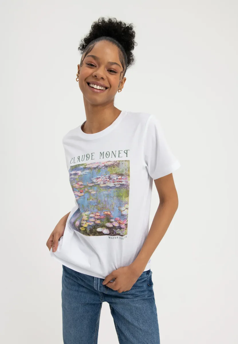 T-Shirt print - white