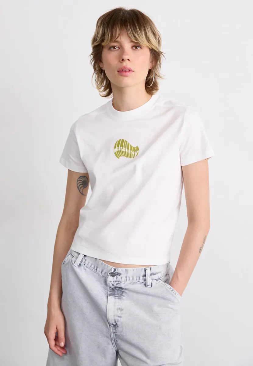T-Shirt print - white/fandoghi