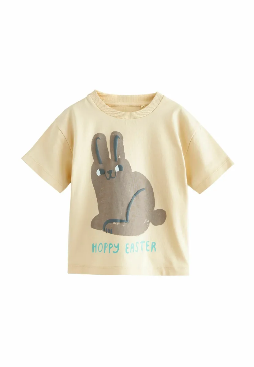 T-Shirt print - yellow bunny