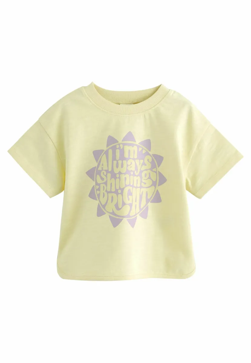 T-Shirt print - yellow sun