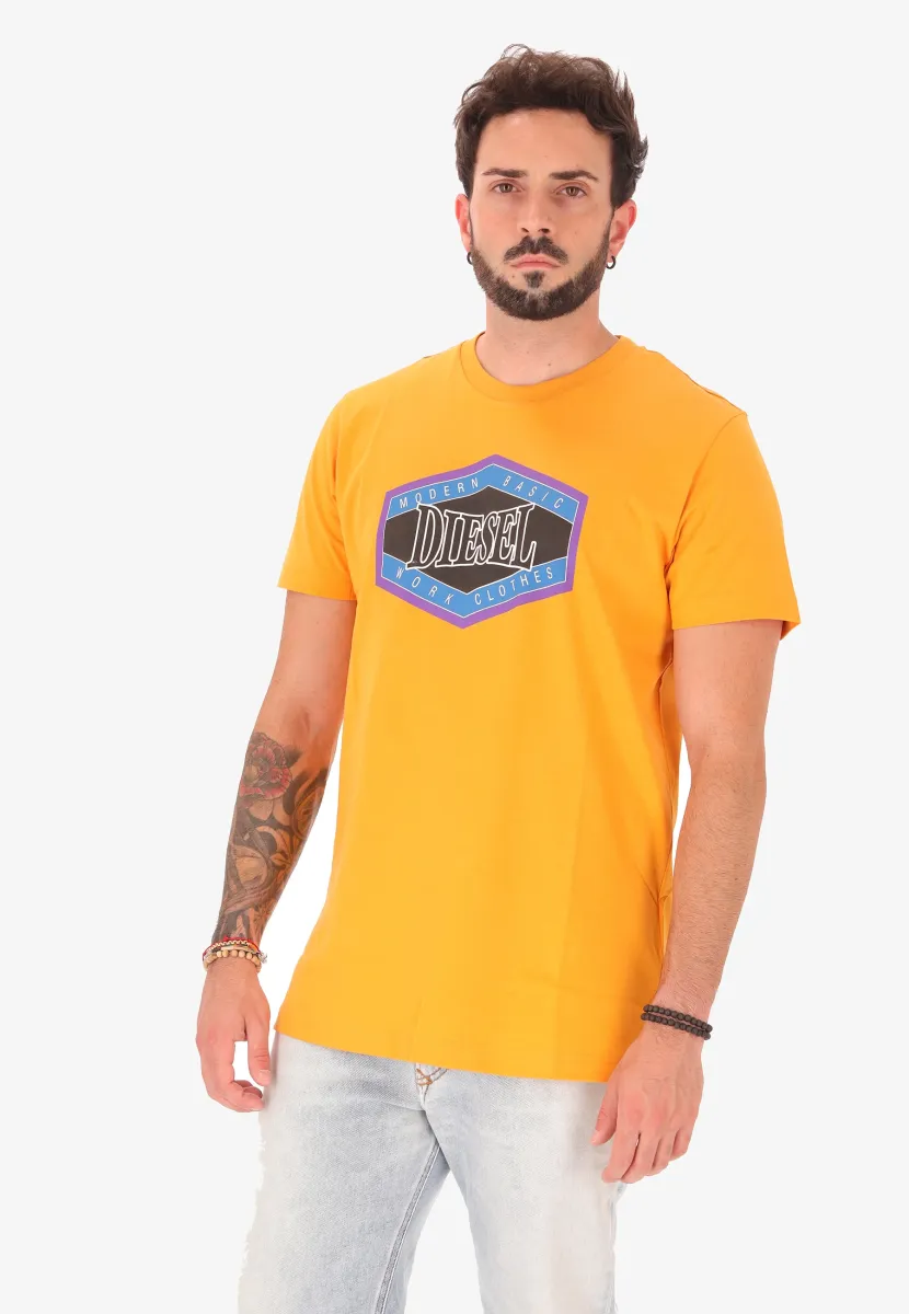 T-Shirt print - yellow