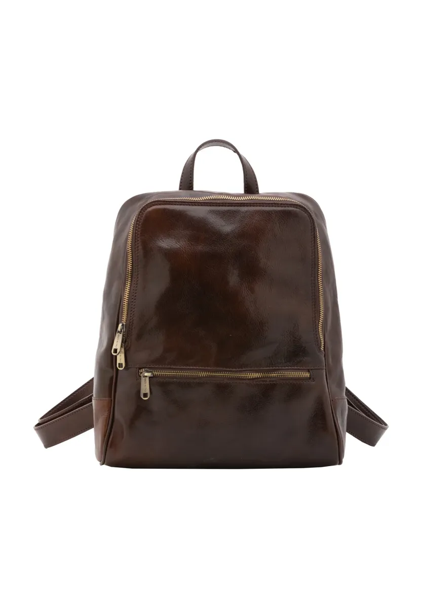 Tagesrucksack - dark brown