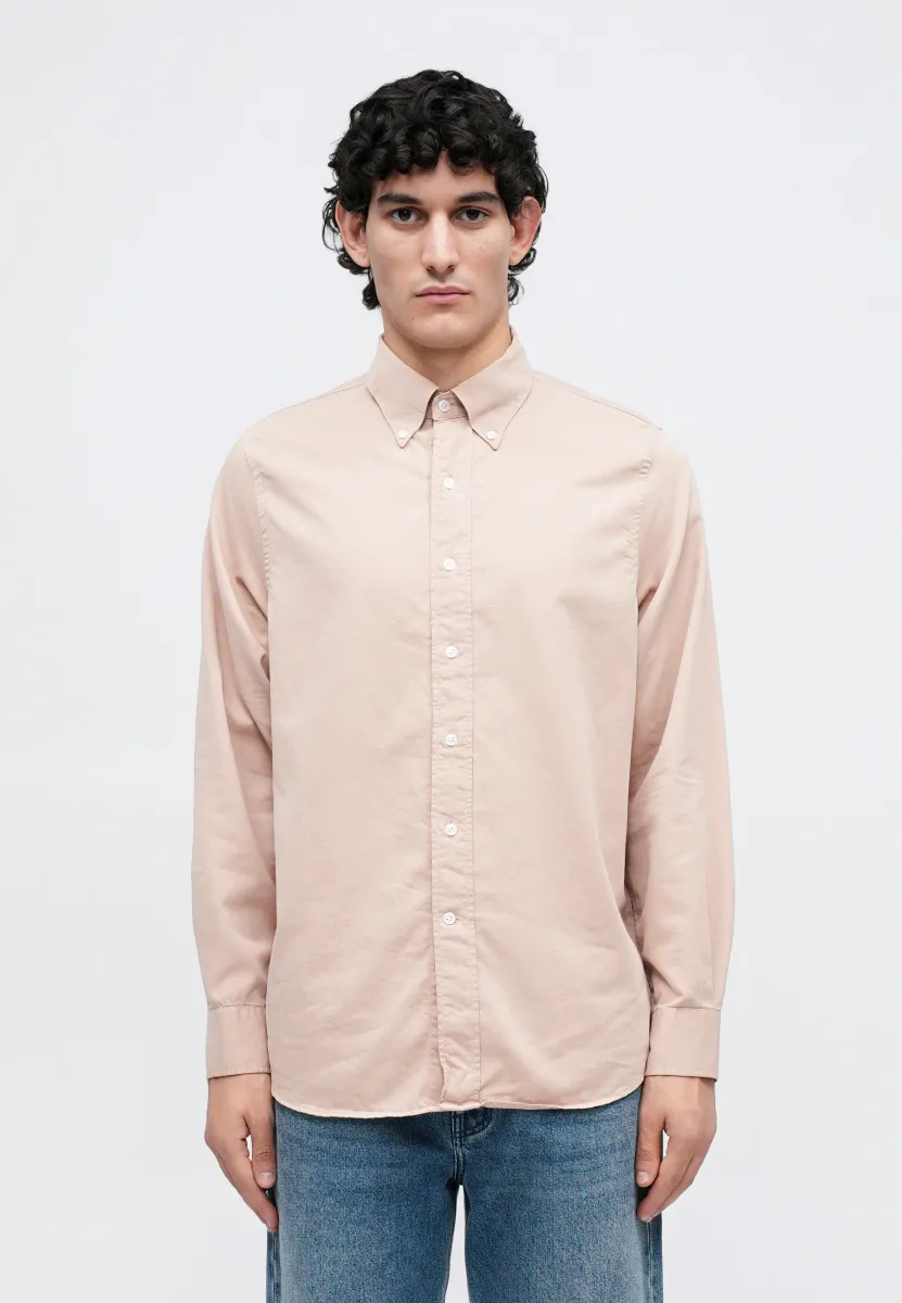 TAILORED BUTTON DOWN SHIRT - Hemd - beige