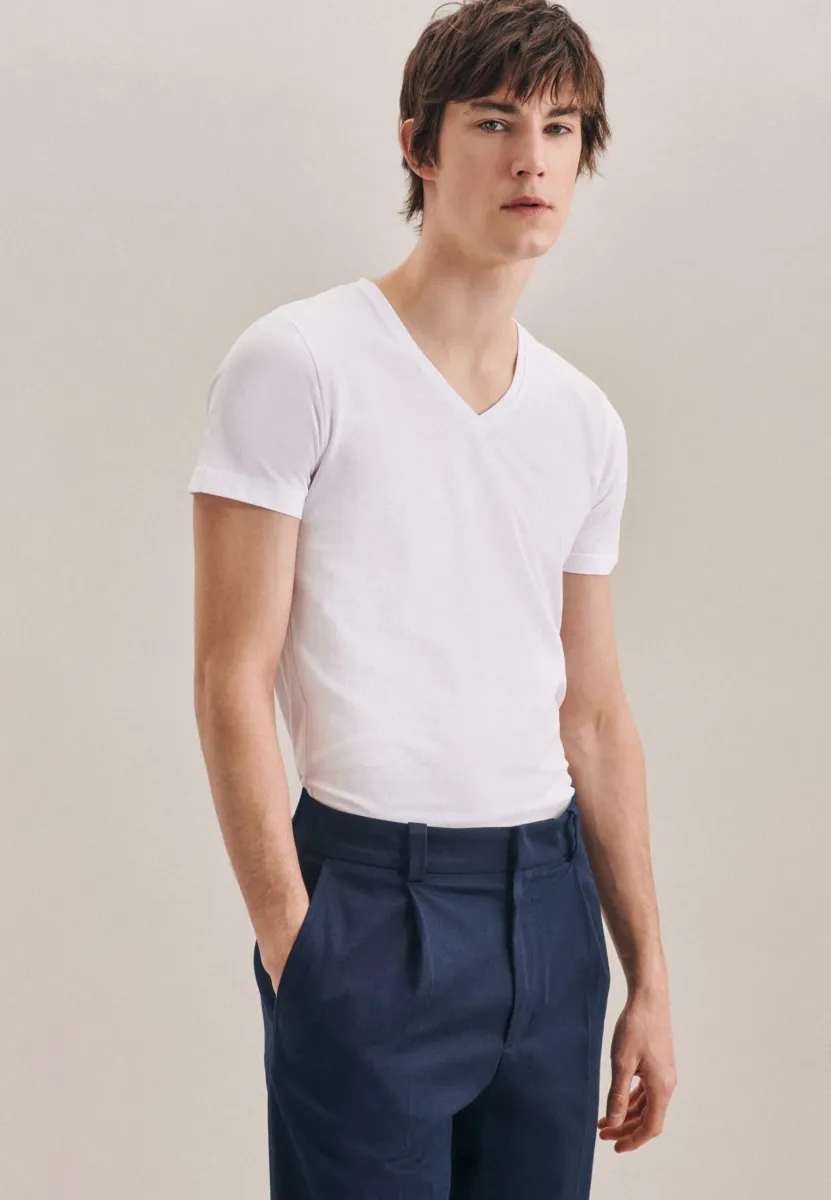 TAILORED - T-Shirt basic - white