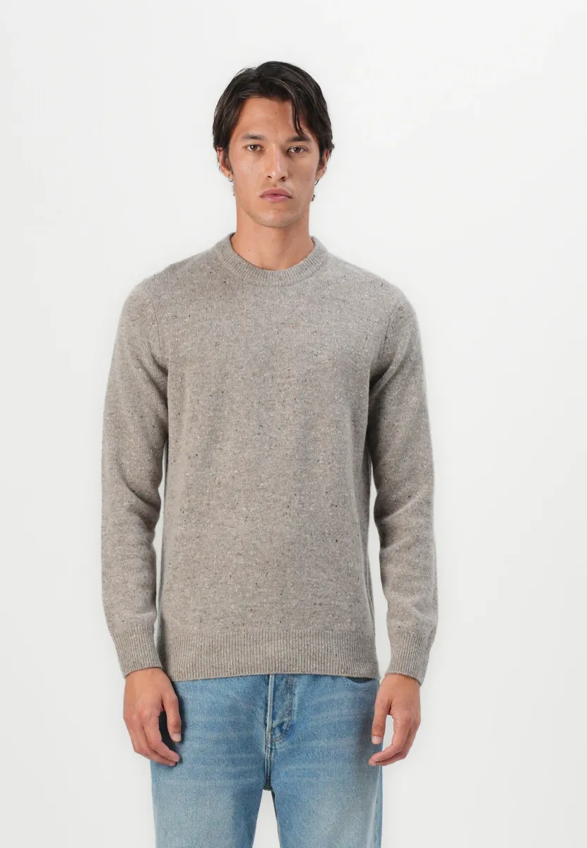 TAINSBURY CREW NECK  - Strickpullover - stone