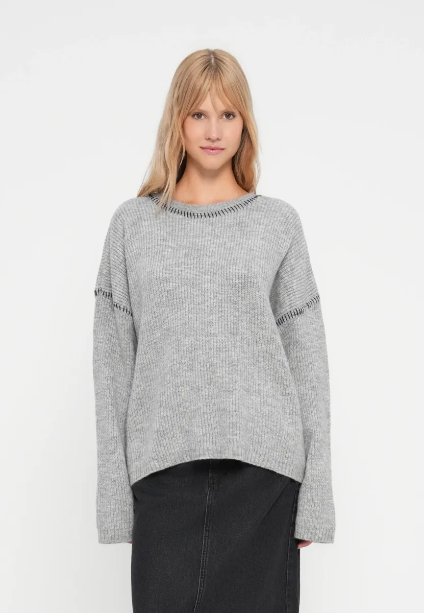 TALETE - Strickpullover - grey