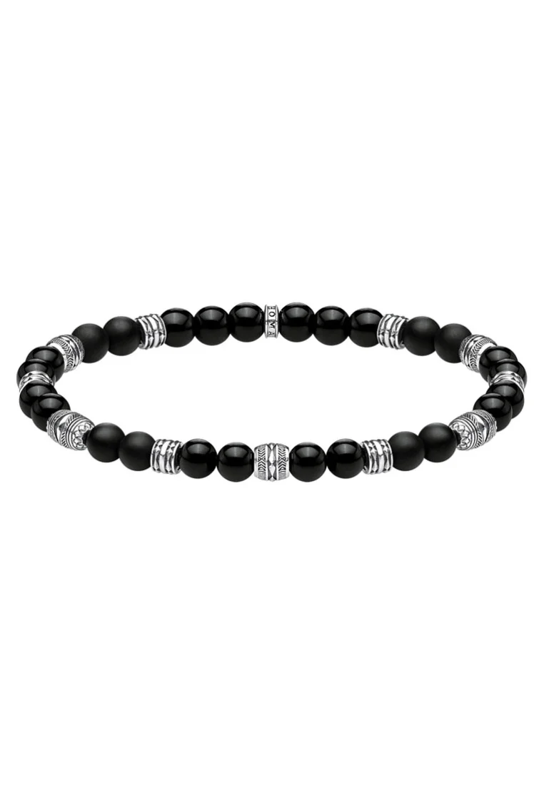 TALISMAN - Armband - black/silver-coloured