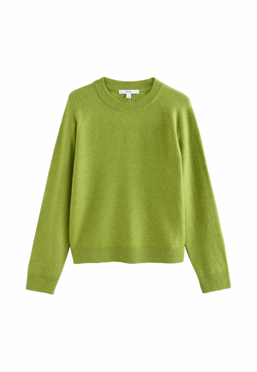 TALL FIT - SUPER SOFT CREW NECK  - Strickpullover - bright green