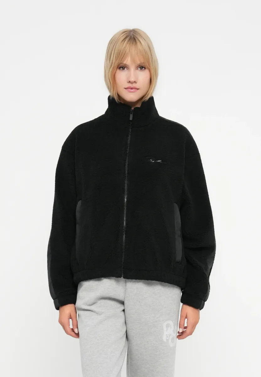 TAMSIN JACKET - Fleecejacke - black