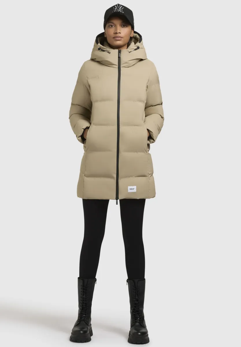 TANARE - Wintermantel - sand