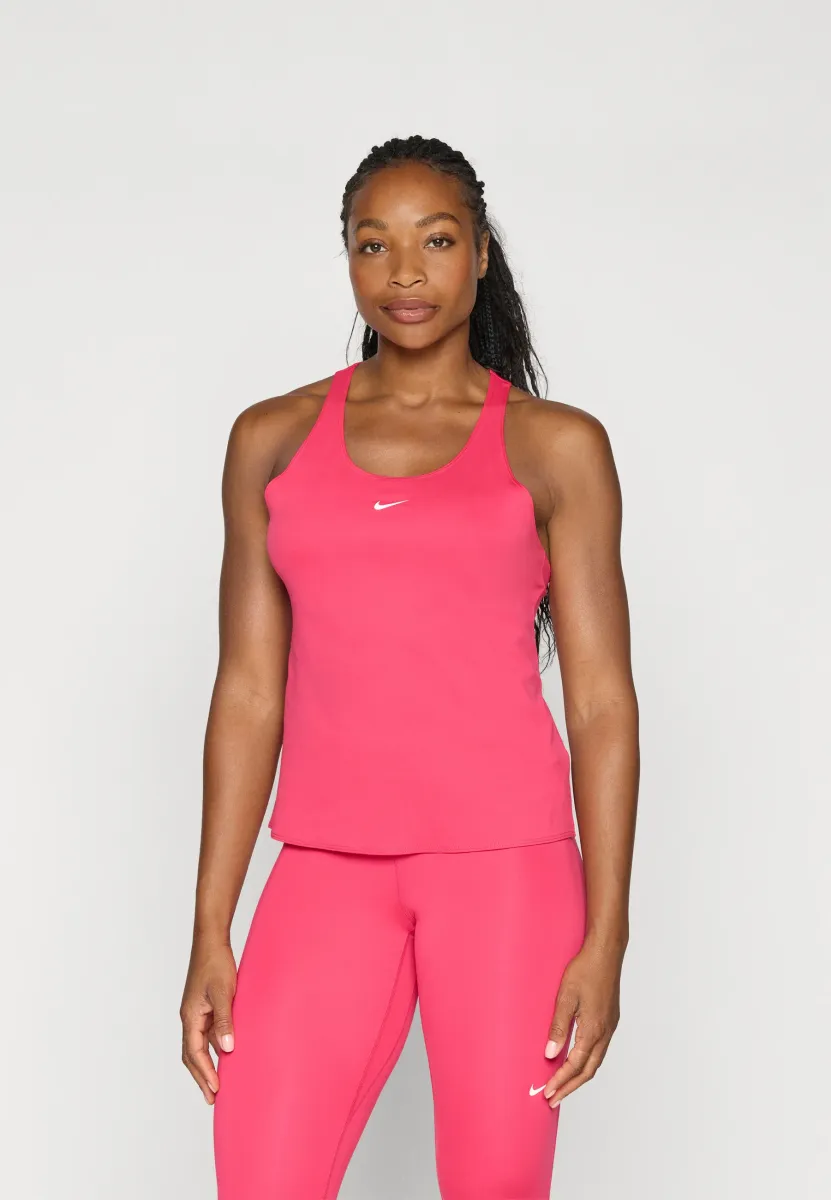 TANK ELASTIKA - Top - rush pink/white