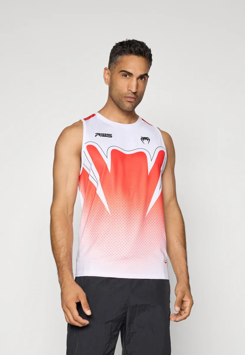 TANK - Top - white/red